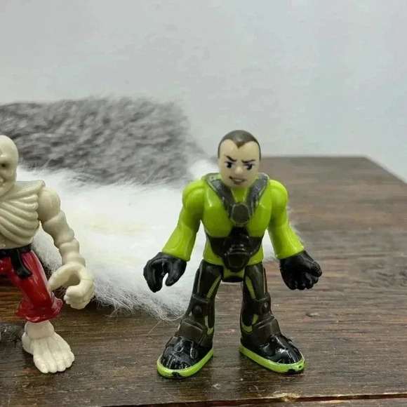 4 Fisher Price‎ Imaginext Jurassic Dinosaurs Dino Rider Figures Toys Skeleton - Picture 5 of 7